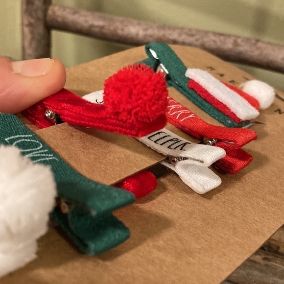 Rae Dunn Christmas CLIP BARRETTS - Picture 5 of 8